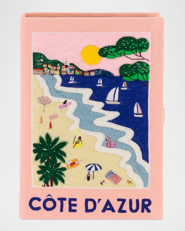 Cote d'Azur Book Clutch Bag